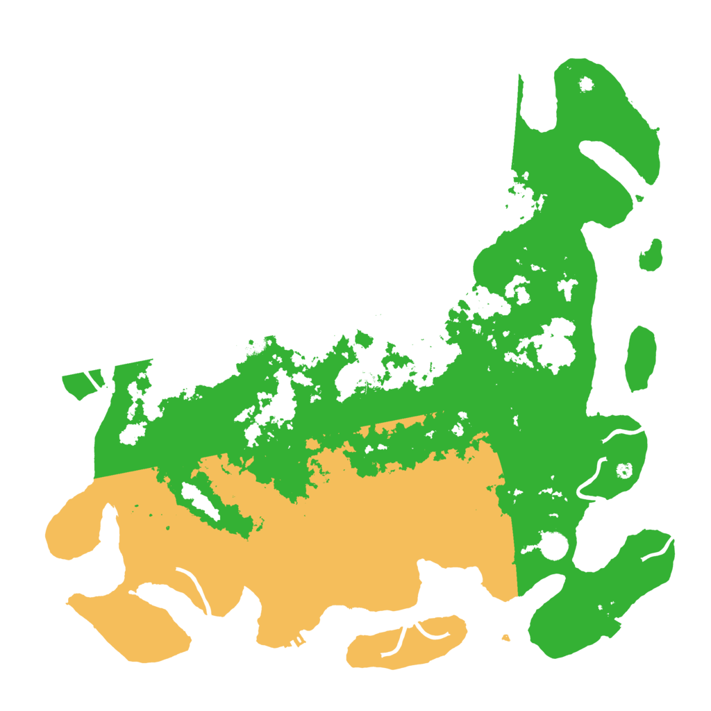 Biome Rust Map: Procedural Map, Size: 4500, Seed: 20232024