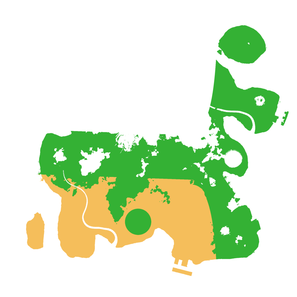 Biome Rust Map: Procedural Map, Size: 3000, Seed: 193681393