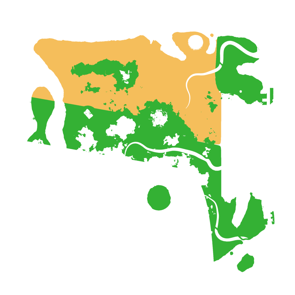 Biome Rust Map: Procedural Map, Size: 3500, Seed: 17679783