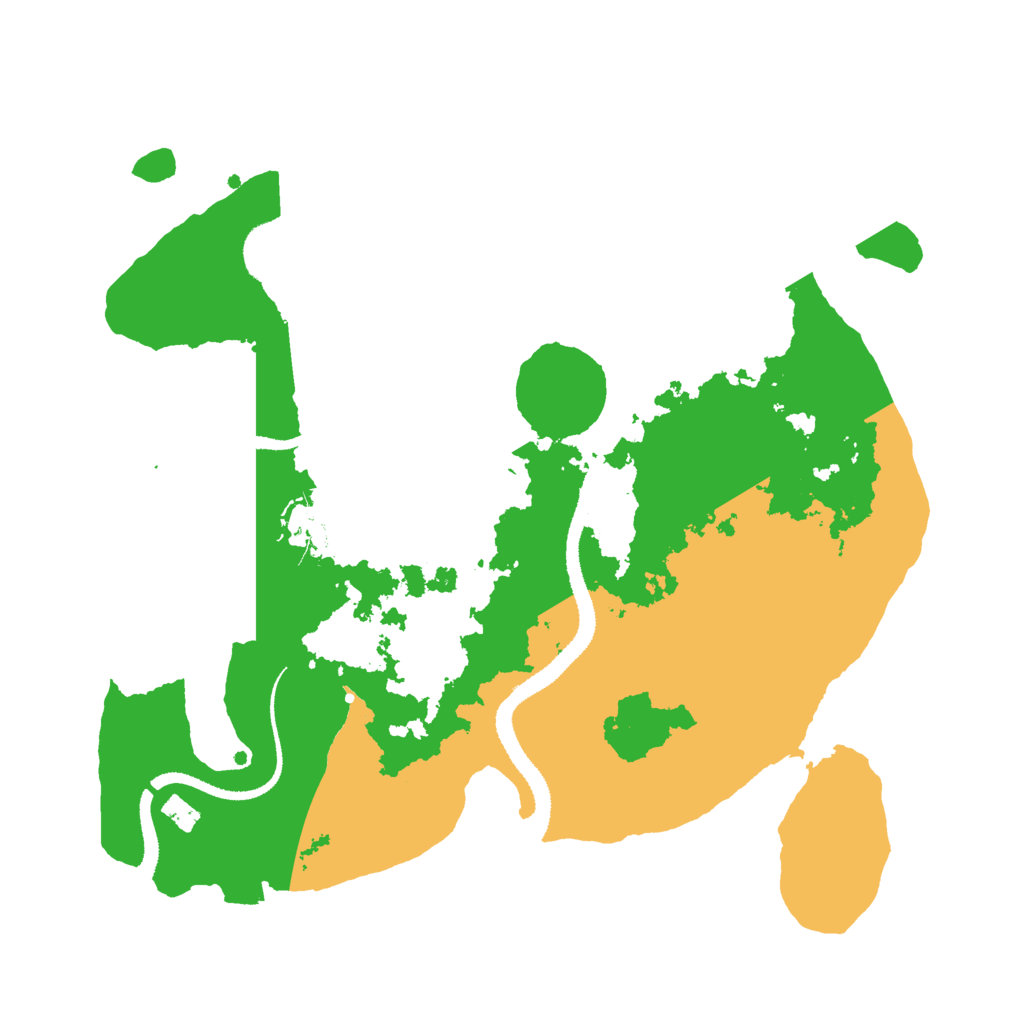 Biome Rust Map: Procedural Map, Size: 3000, Seed: 6567