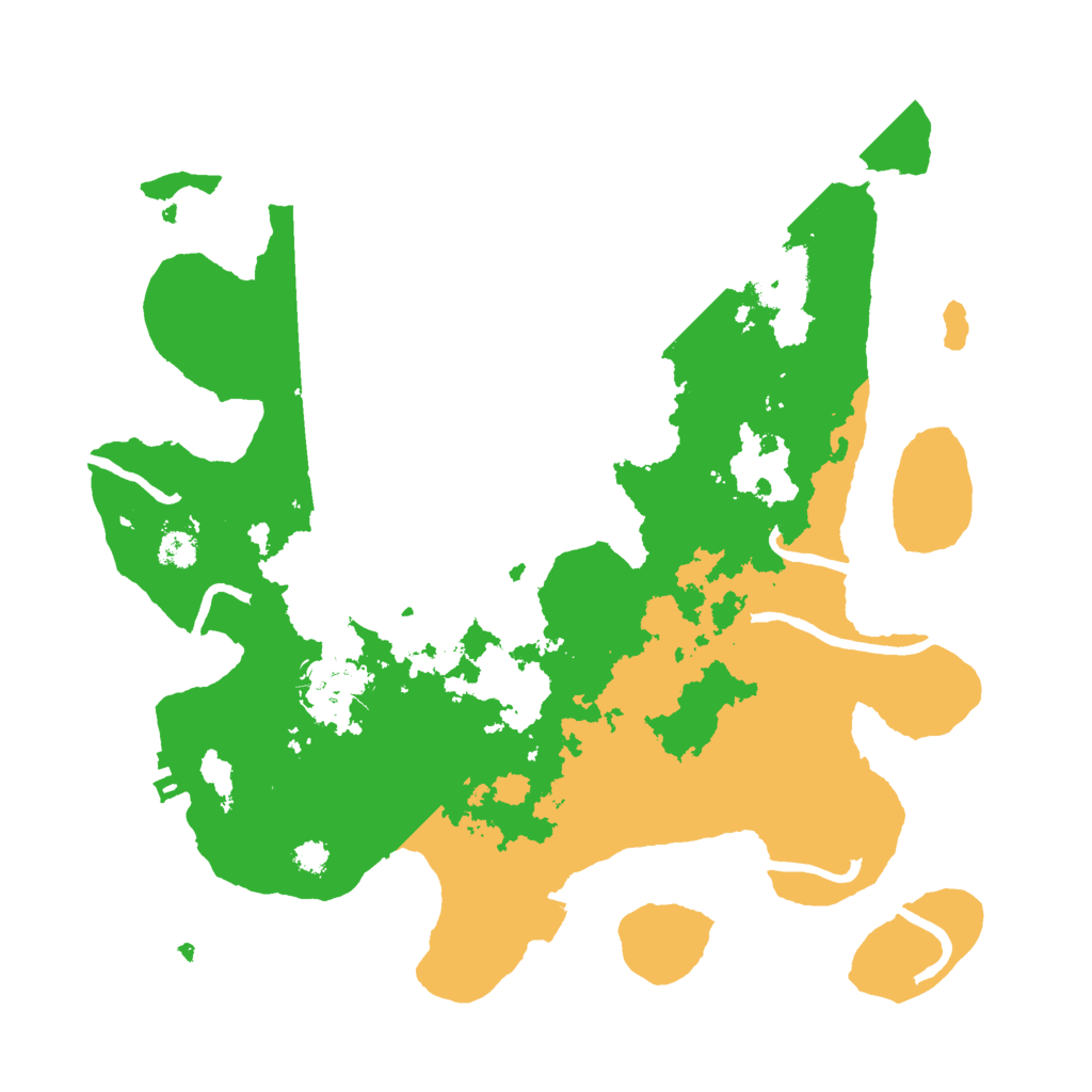 Biome Rust Map: Procedural Map, Size: 3000, Seed: 30921