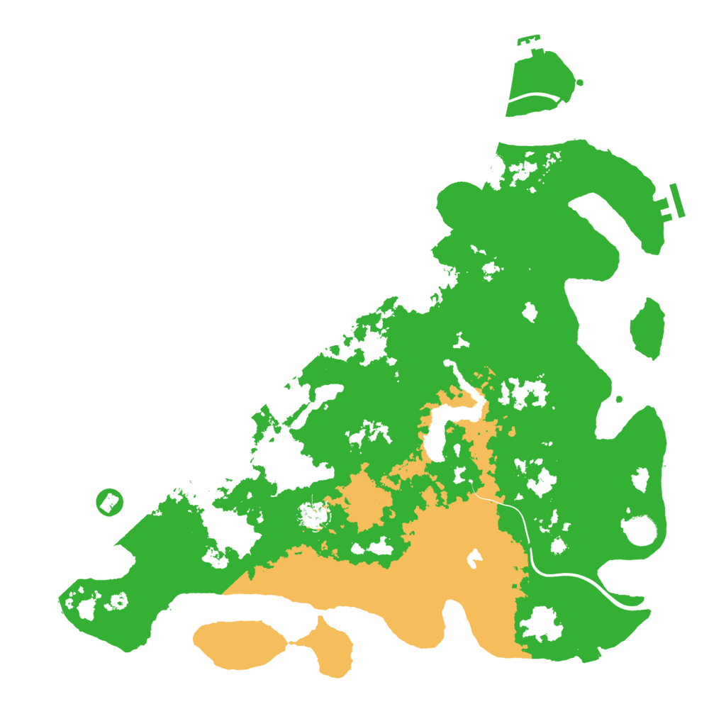 Biome Rust Map: Procedural Map, Size: 4250, Seed: 16892