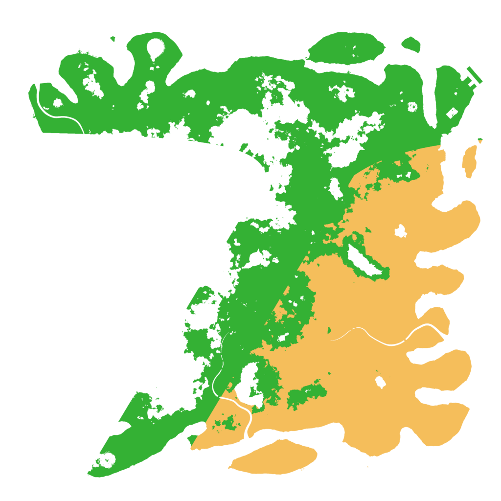 Biome Rust Map: Procedural Map, Size: 5000, Seed: 1277745930