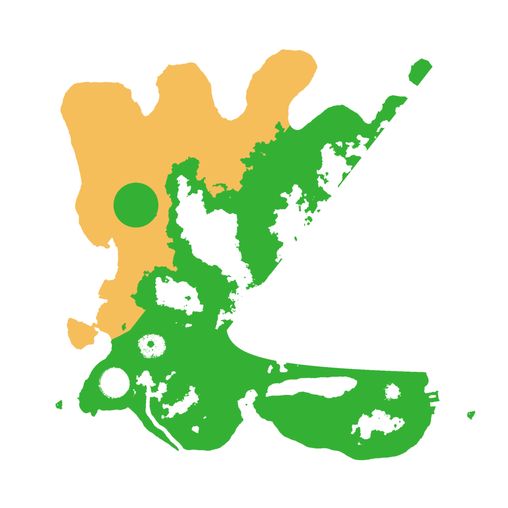 Biome Rust Map: Procedural Map, Size: 3000, Seed: 218550
