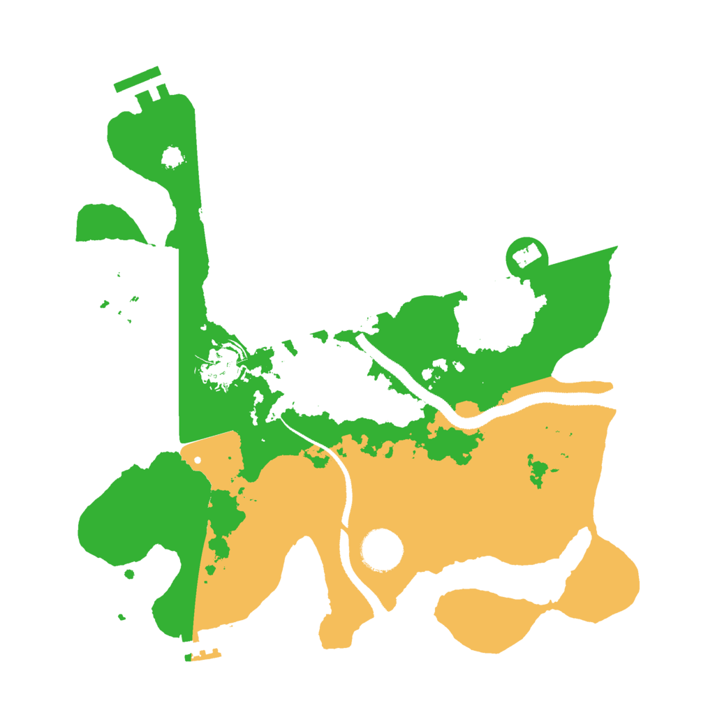 Biome Rust Map: Procedural Map, Size: 3000, Seed: 1643979034