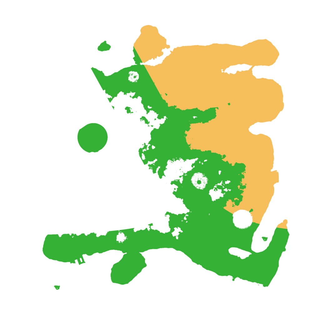Biome Rust Map: Procedural Map, Size: 3000, Seed: 39748