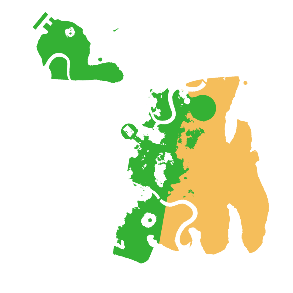 Biome Rust Map: Procedural Map, Size: 3000, Seed: 1417425203