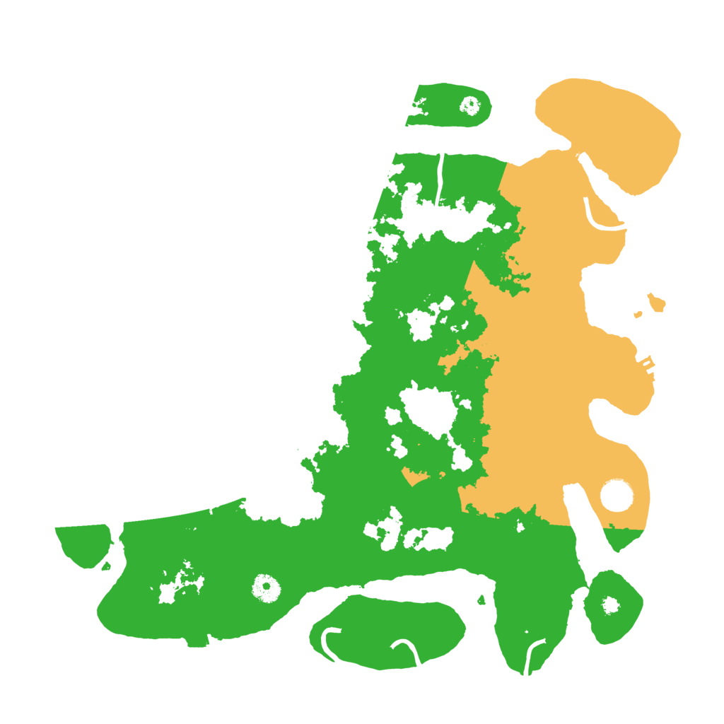 Biome Rust Map: Procedural Map, Size: 3900, Seed: 13056