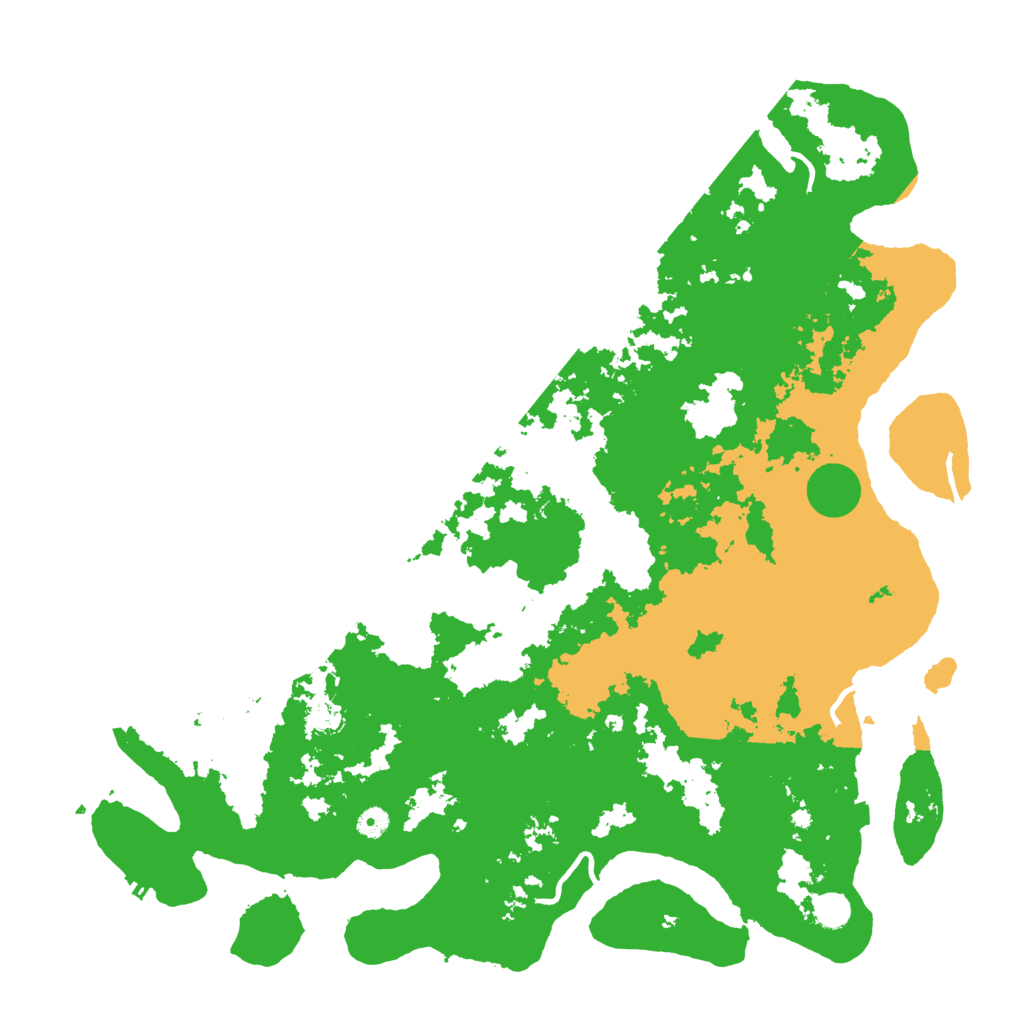 Biome Rust Map: Procedural Map, Size: 5000, Seed: 734654357