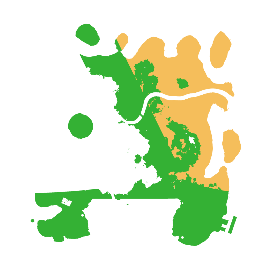 Biome Rust Map: Procedural Map, Size: 3000, Seed: 7852758