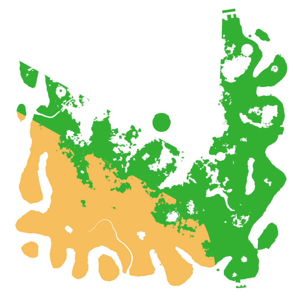 Biome Rust Map: Procedural Map, Size: 4500, Seed: 62836