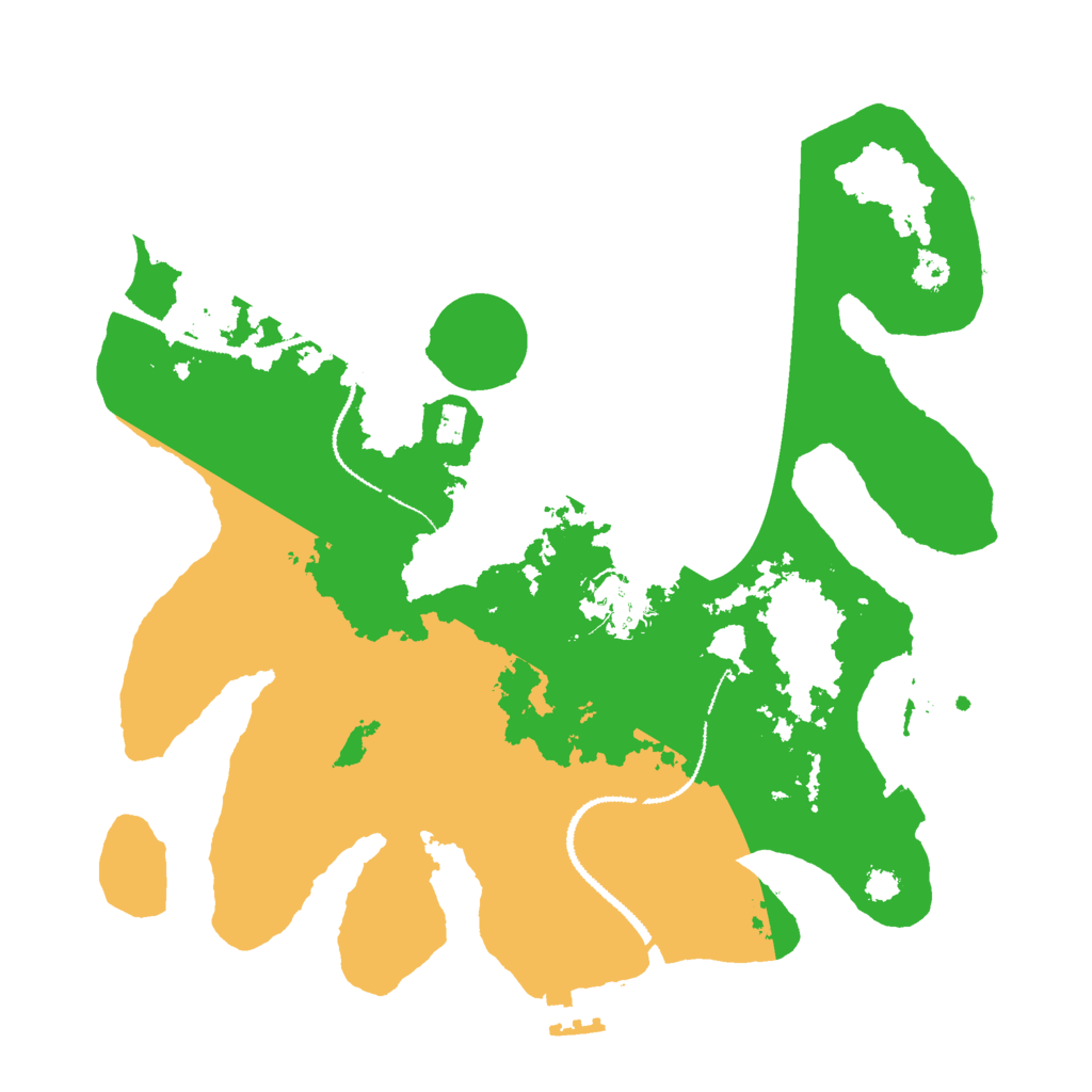 Biome Rust Map: Procedural Map, Size: 3000, Seed: 10330