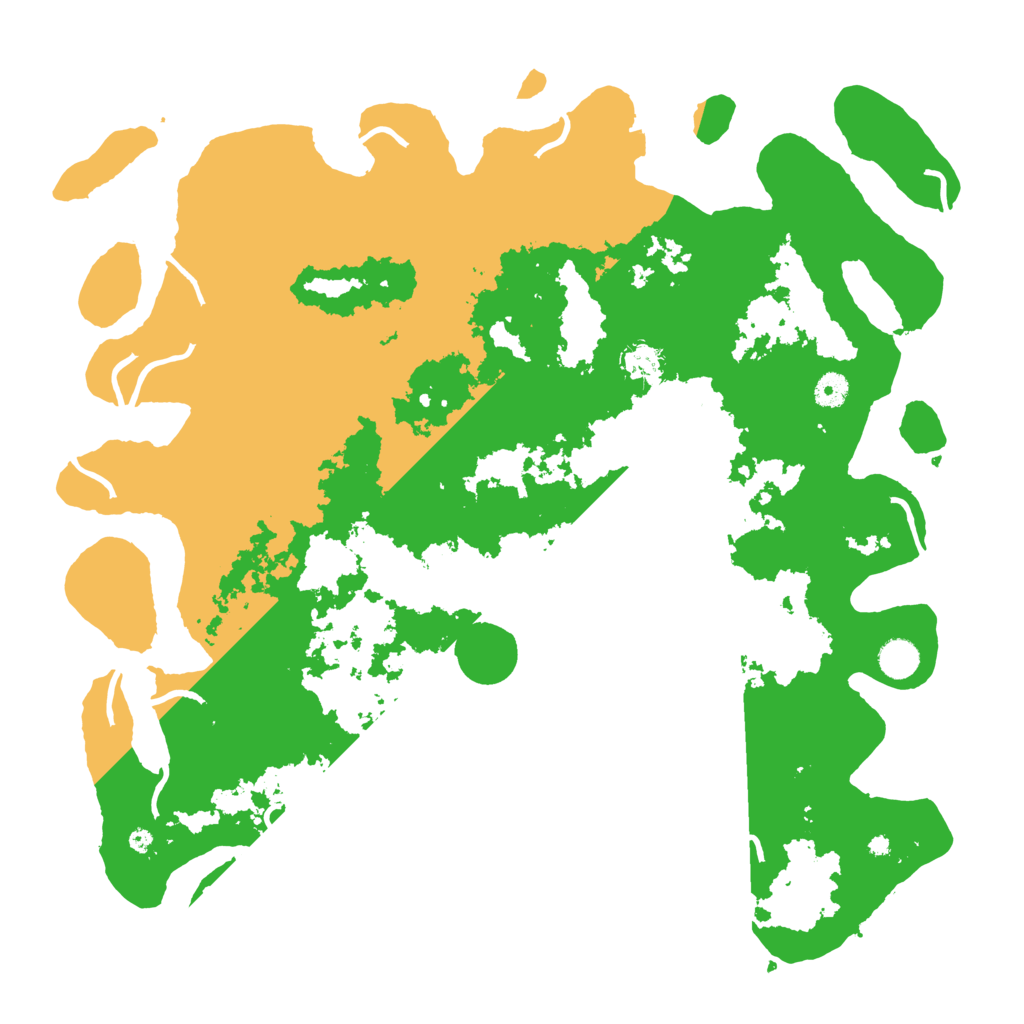 Biome Rust Map: Procedural Map, Size: 4500, Seed: 735198491