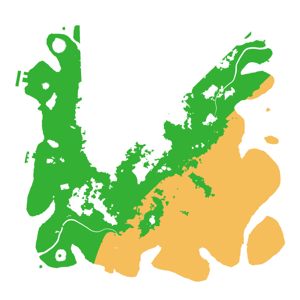 Biome Rust Map: Procedural Map, Size: 3850, Seed: 773461120