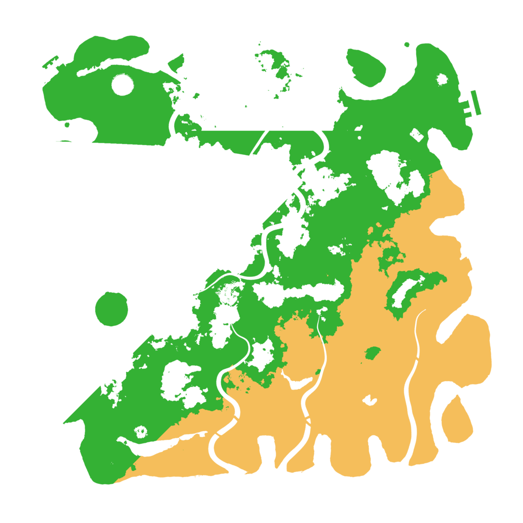 Biome Rust Map: Procedural Map, Size: 4250, Seed: 5002001