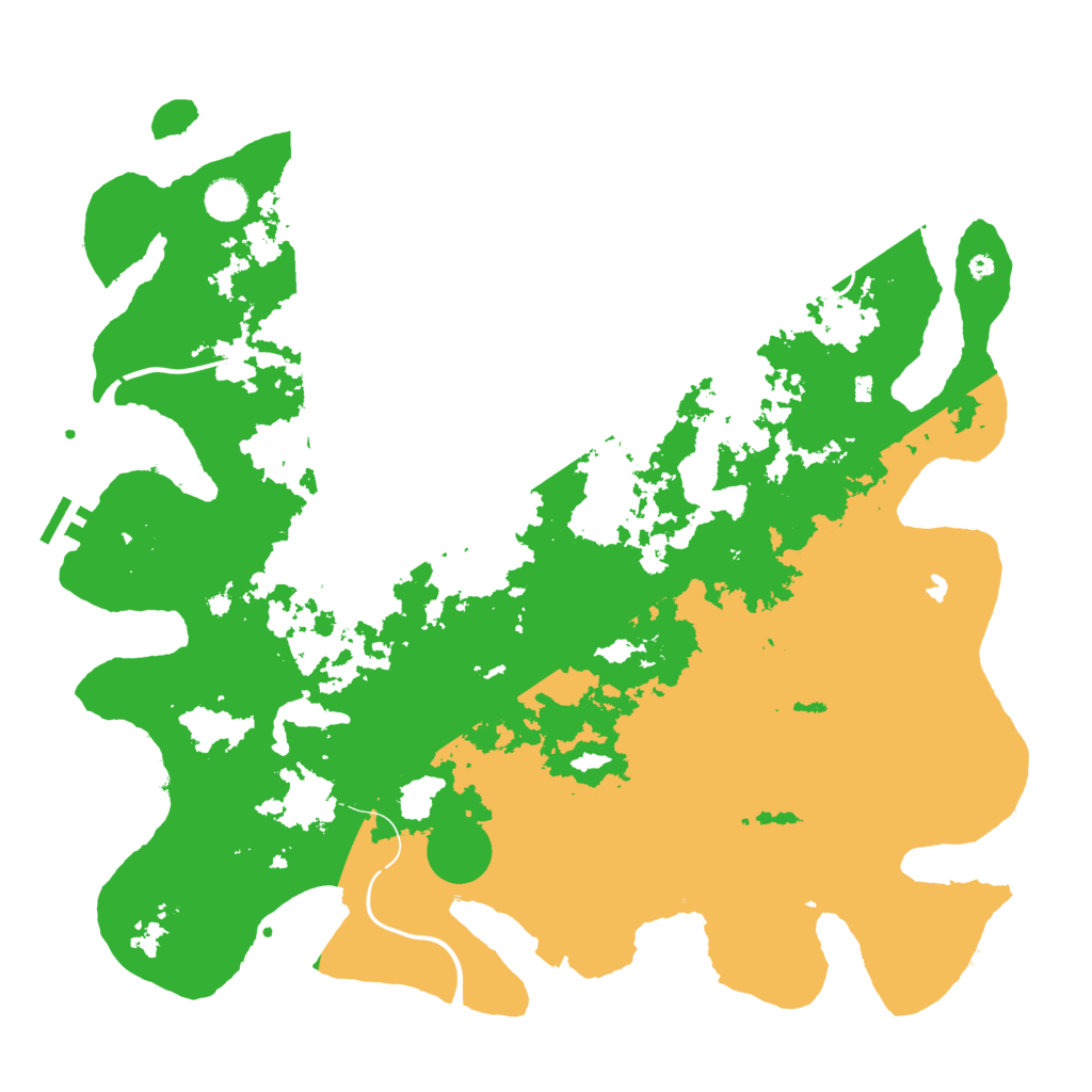 Biome Rust Map: Procedural Map, Size: 4450, Seed: 26113