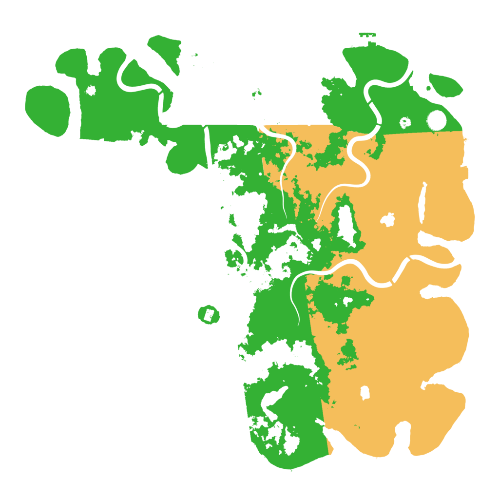 Biome Rust Map: Procedural Map, Size: 4500, Seed: 1456917852