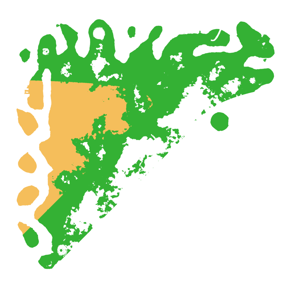 Biome Rust Map: Procedural Map, Size: 4500, Seed: 119222727
