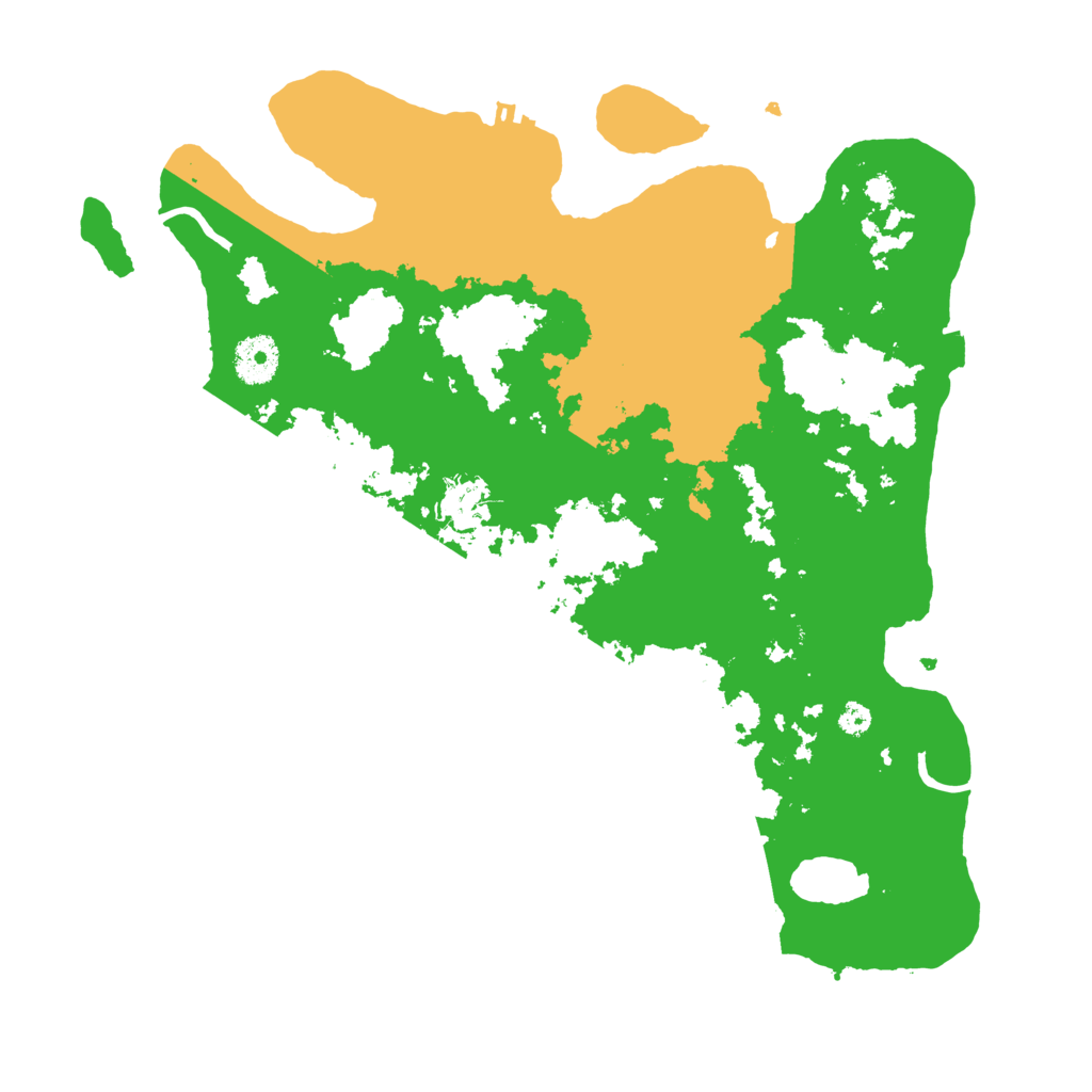Biome Rust Map: Procedural Map, Size: 3500, Seed: 47722243