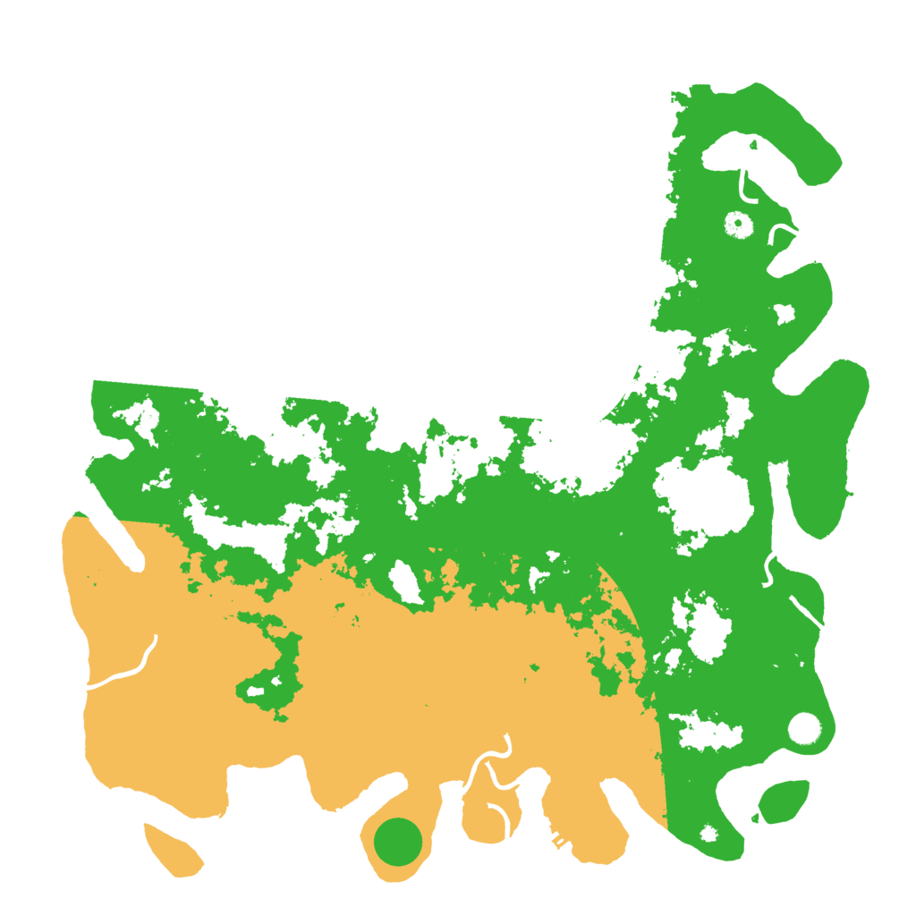 Biome Rust Map: Procedural Map, Size: 5000, Seed: 40112