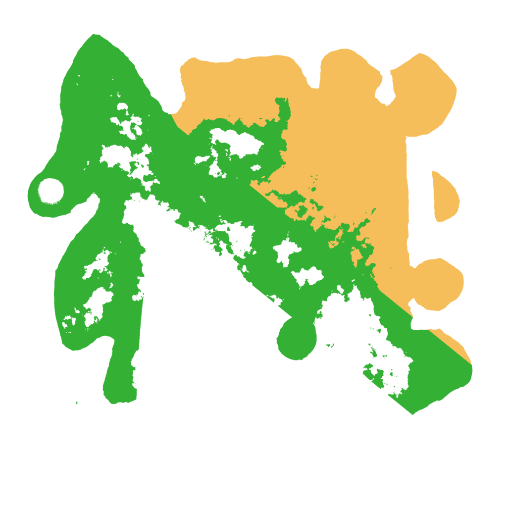 Biome Rust Map: Barren, Size: 3500, Seed: 687546525