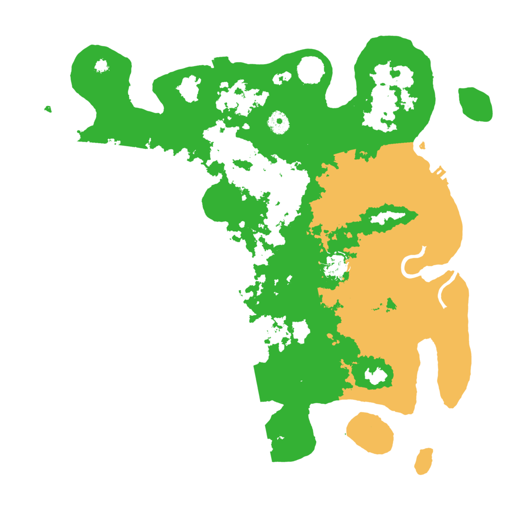 Biome Rust Map: Procedural Map, Size: 3600, Seed: 2059432991