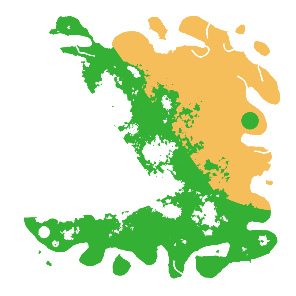 Biome Rust Map: Procedural Map, Size: 4500, Seed: 1948957487