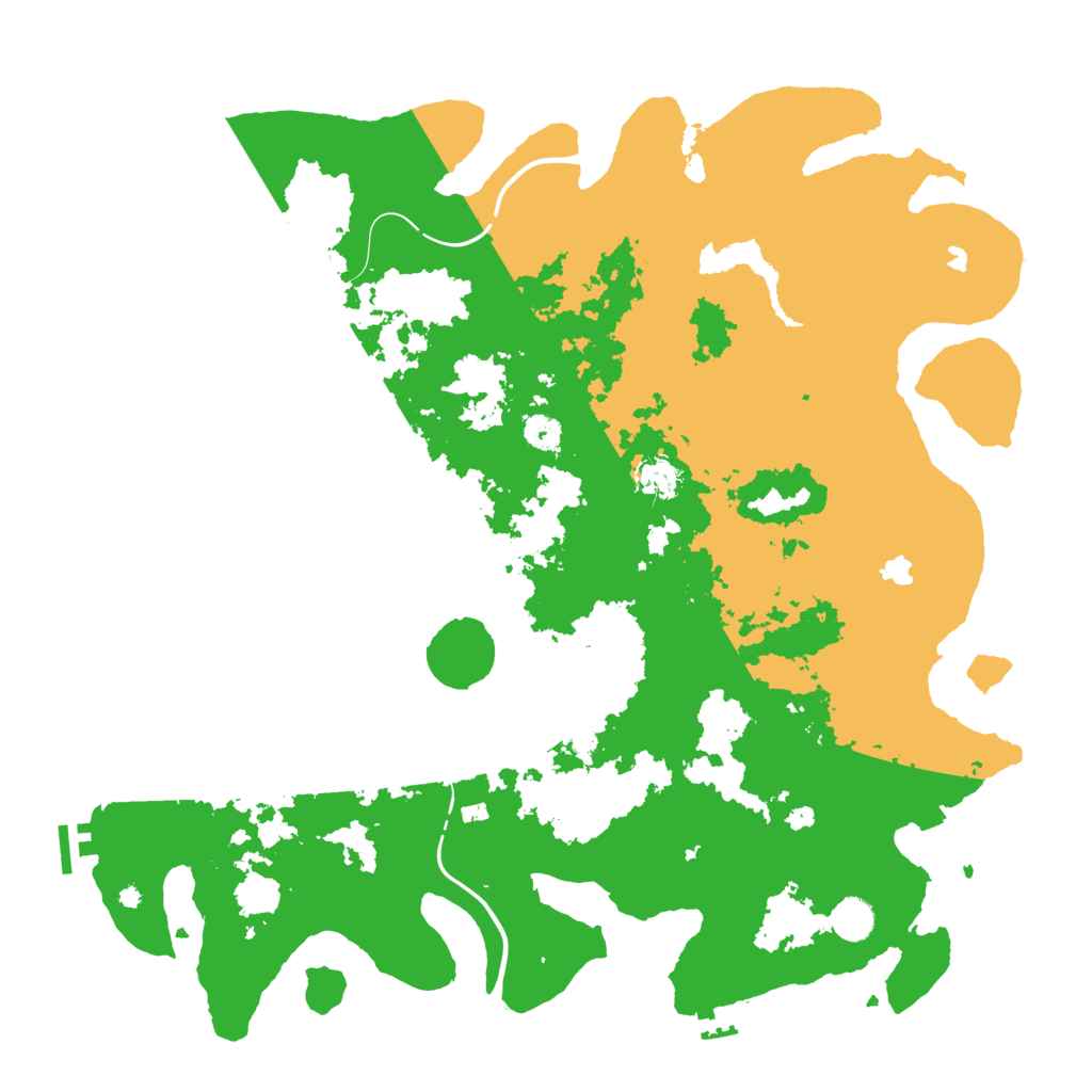 Biome Rust Map: Procedural Map, Size: 4500, Seed: 1855315505