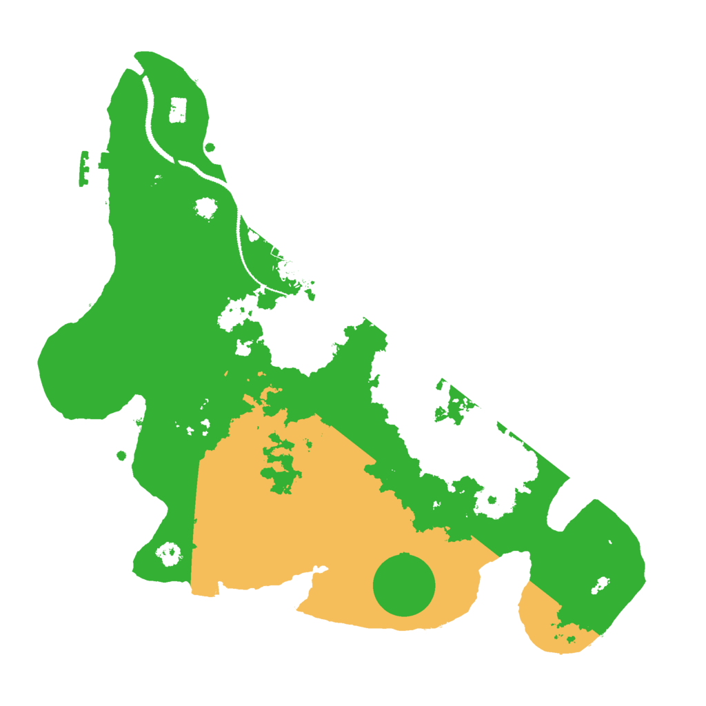 Biome Rust Map: Procedural Map, Size: 3000, Seed: 454278