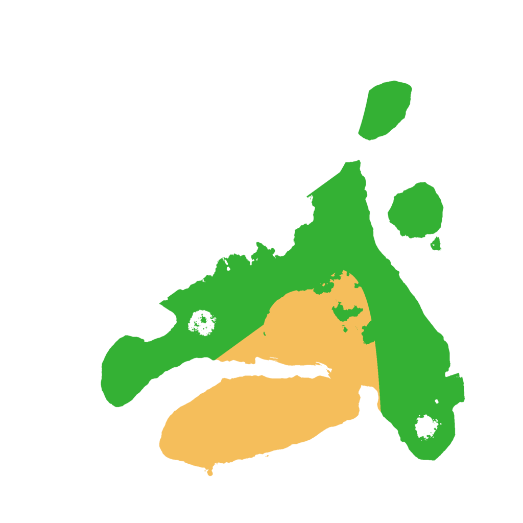 Biome Rust Map: Procedural Map, Size: 2100, Seed: 1475078291