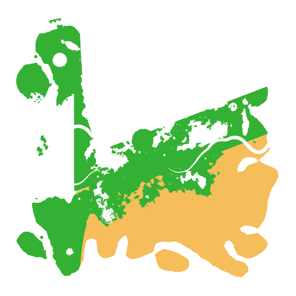 Biome Rust Map: Procedural Map, Size: 3700, Seed: 431755486