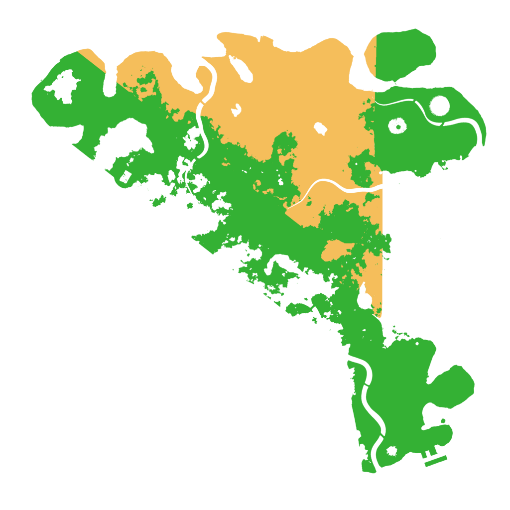 Biome Rust Map: Procedural Map, Size: 4500, Seed: 1057491471