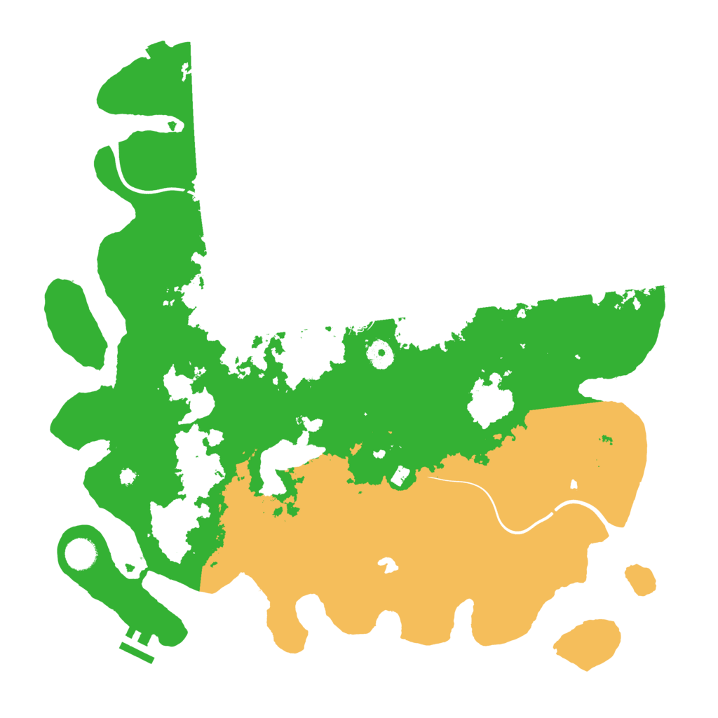 Biome Rust Map: Procedural Map, Size: 4000, Seed: 86759