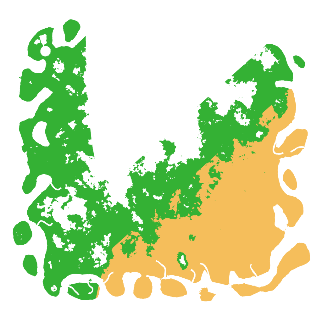 Biome Rust Map: Procedural Map, Size: 5500, Seed: 17775