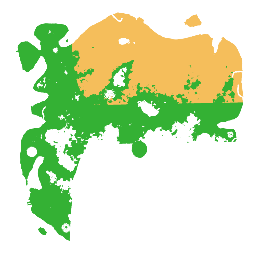 Biome Rust Map: Procedural Map, Size: 4500, Seed: 1005027112
