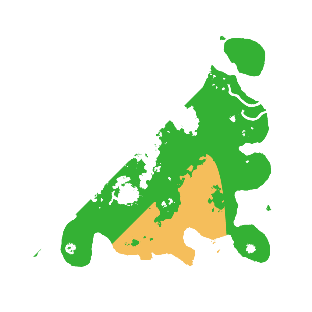 Biome Rust Map: Procedural Map, Size: 3000, Seed: 58352659