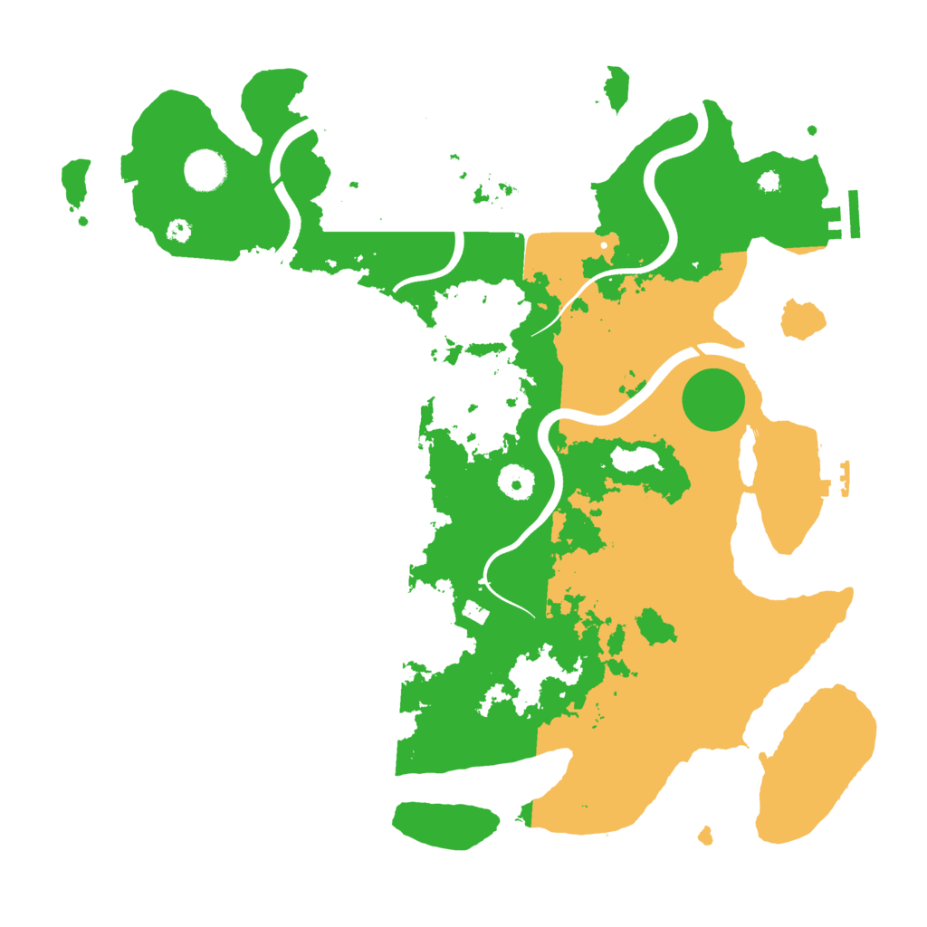 Biome Rust Map: Procedural Map, Size: 3900, Seed: 71888910