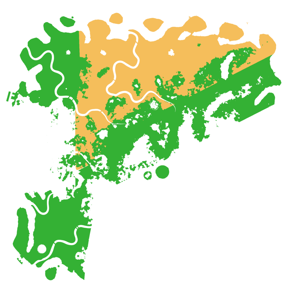 Biome Rust Map: Procedural Map, Size: 6000, Seed: 433449204