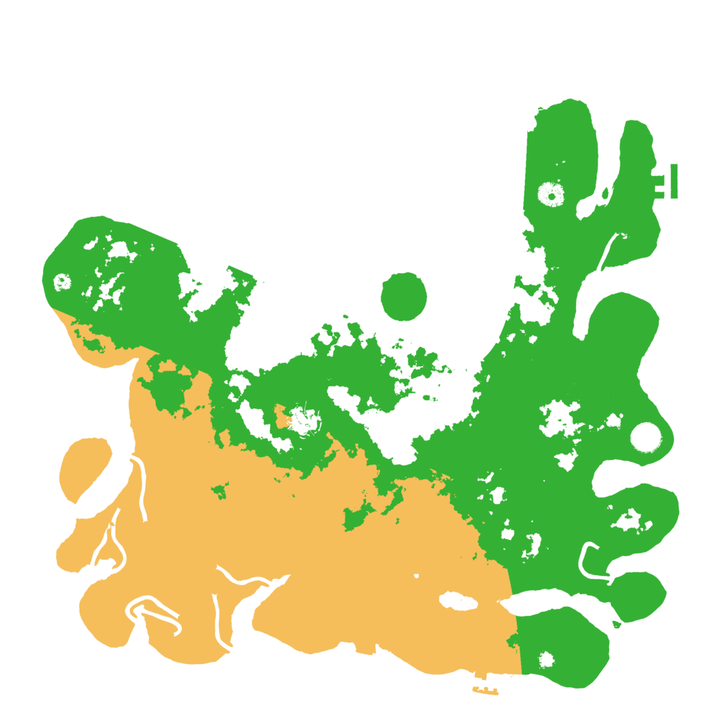 Biome Rust Map: Procedural Map, Size: 4200, Seed: 1882