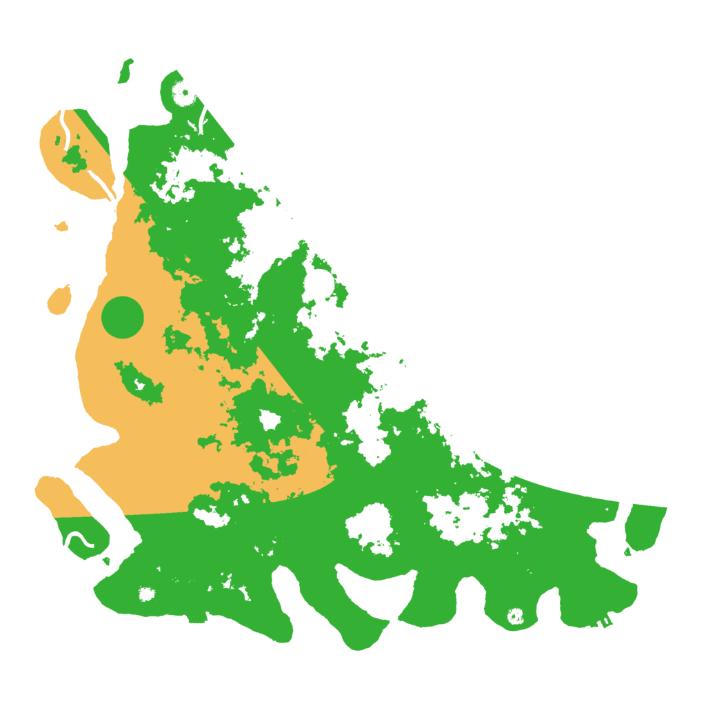 Biome Rust Map: Procedural Map, Size: 4400, Seed: 60720233