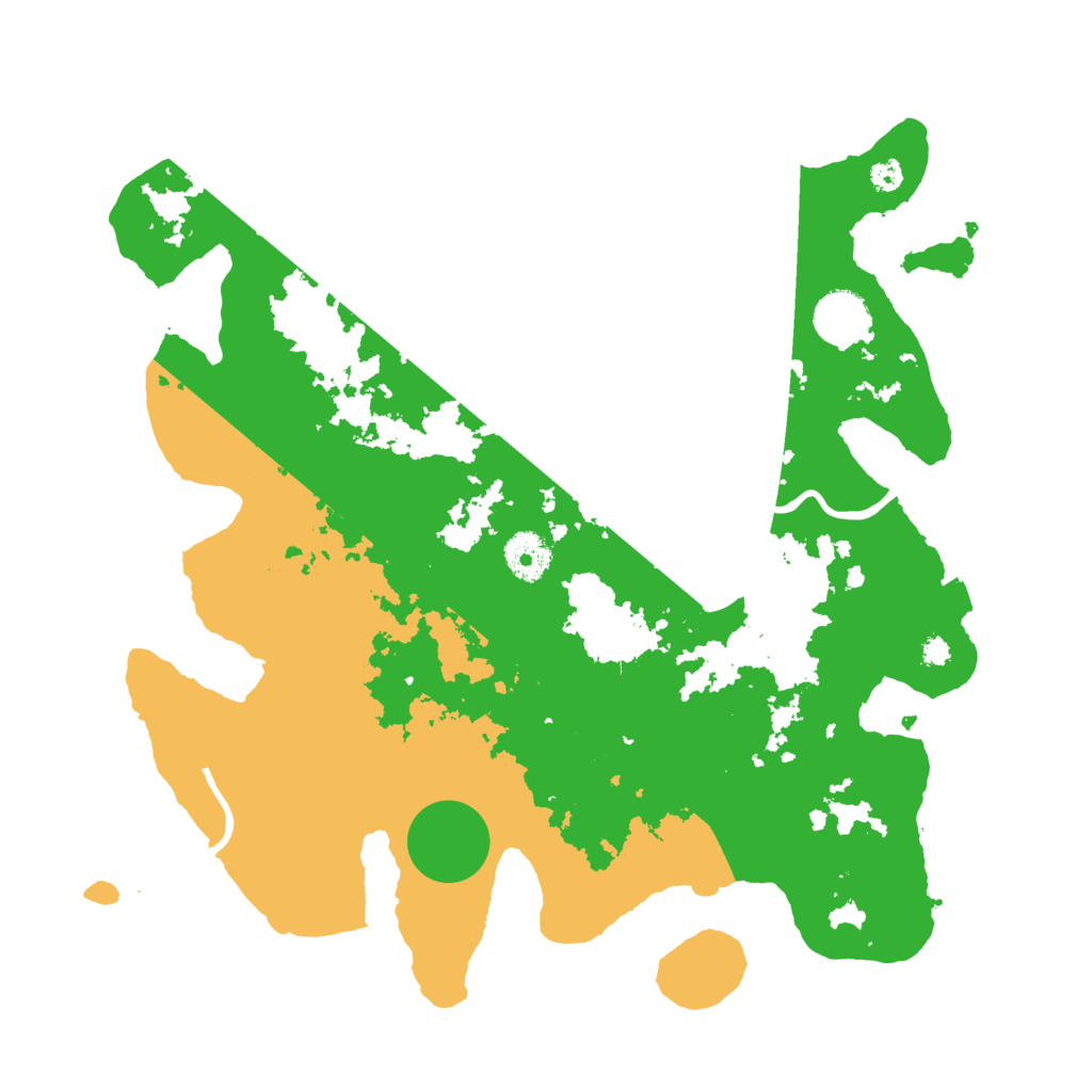 Biome Rust Map: Procedural Map, Size: 3500, Seed: 68882276