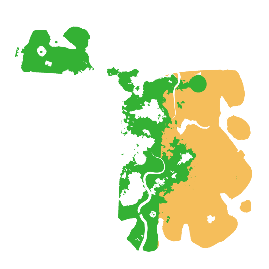 Biome Rust Map: Procedural Map, Size: 4250, Seed: 518498110