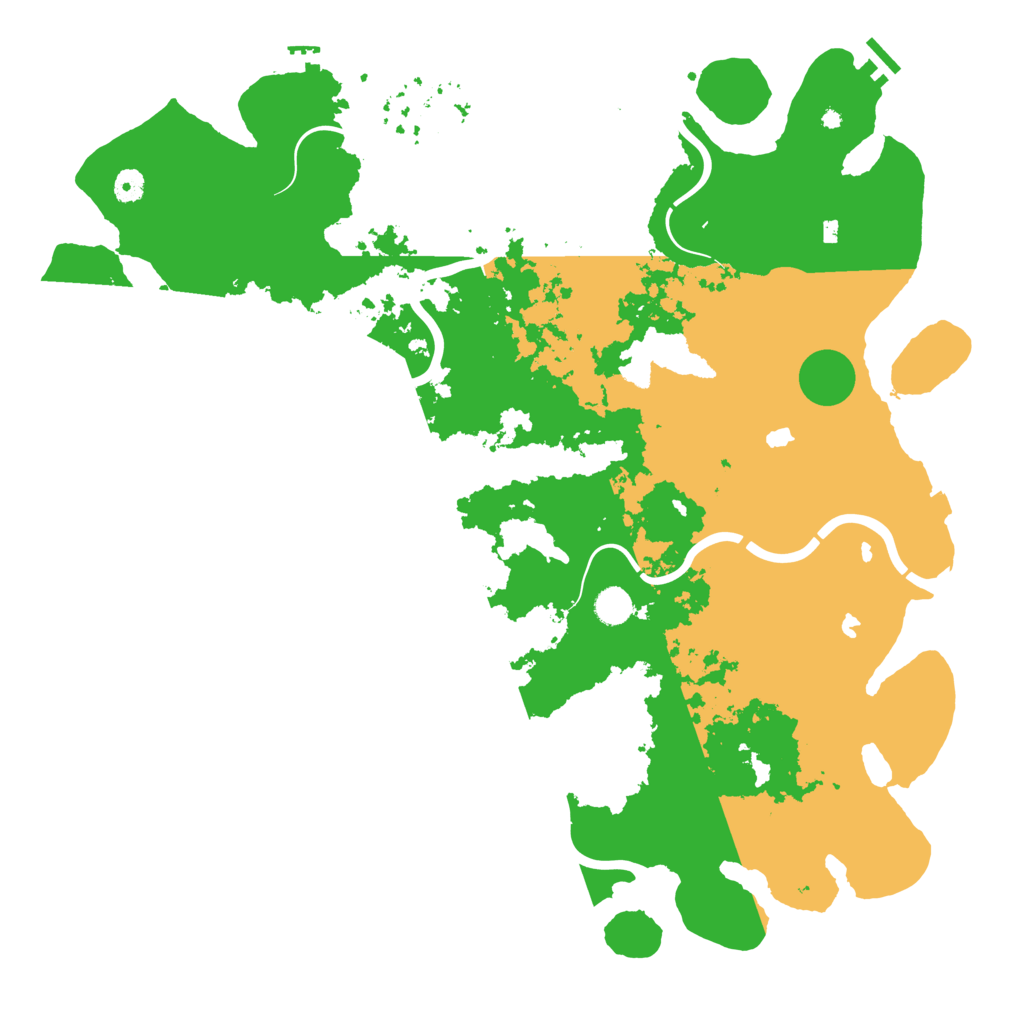 Biome Rust Map: Procedural Map, Size: 4800, Seed: 2081165602
