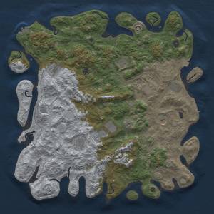 Thumbnail Rust Map: Procedural Map, Size: 4800, Seed: 2081165602, 19 Monuments