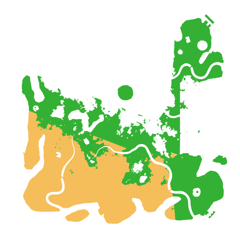 Biome Rust Map: Procedural Map, Size: 4200, Seed: 1824628577