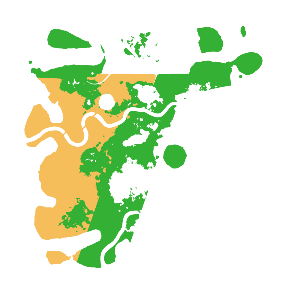 Biome Rust Map: Procedural Map, Size: 3500, Seed: 1629203998