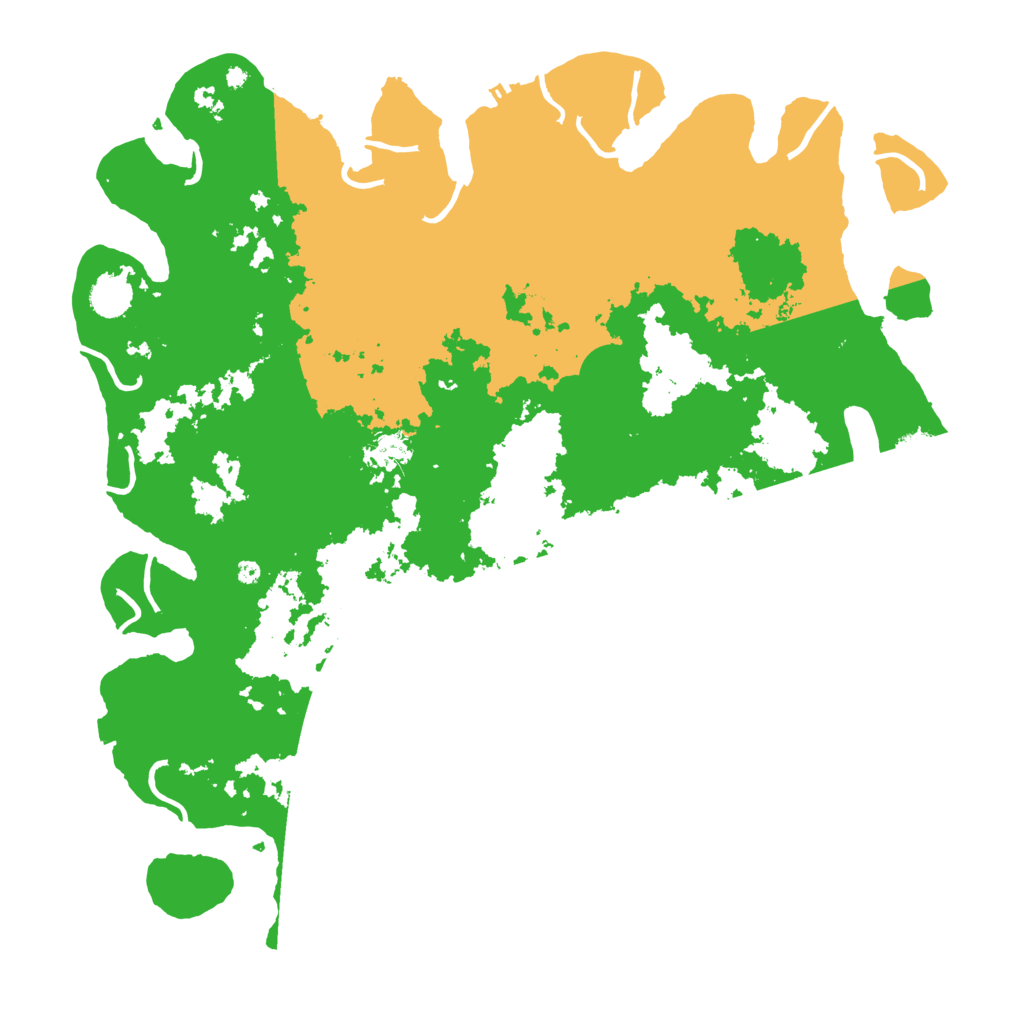 Biome Rust Map: Procedural Map, Size: 4500, Seed: 434627722