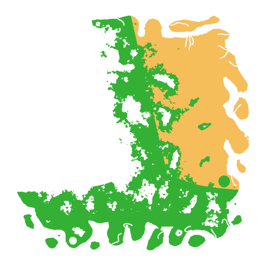 Biome Rust Map: Procedural Map, Size: 6000, Seed: 1373330460