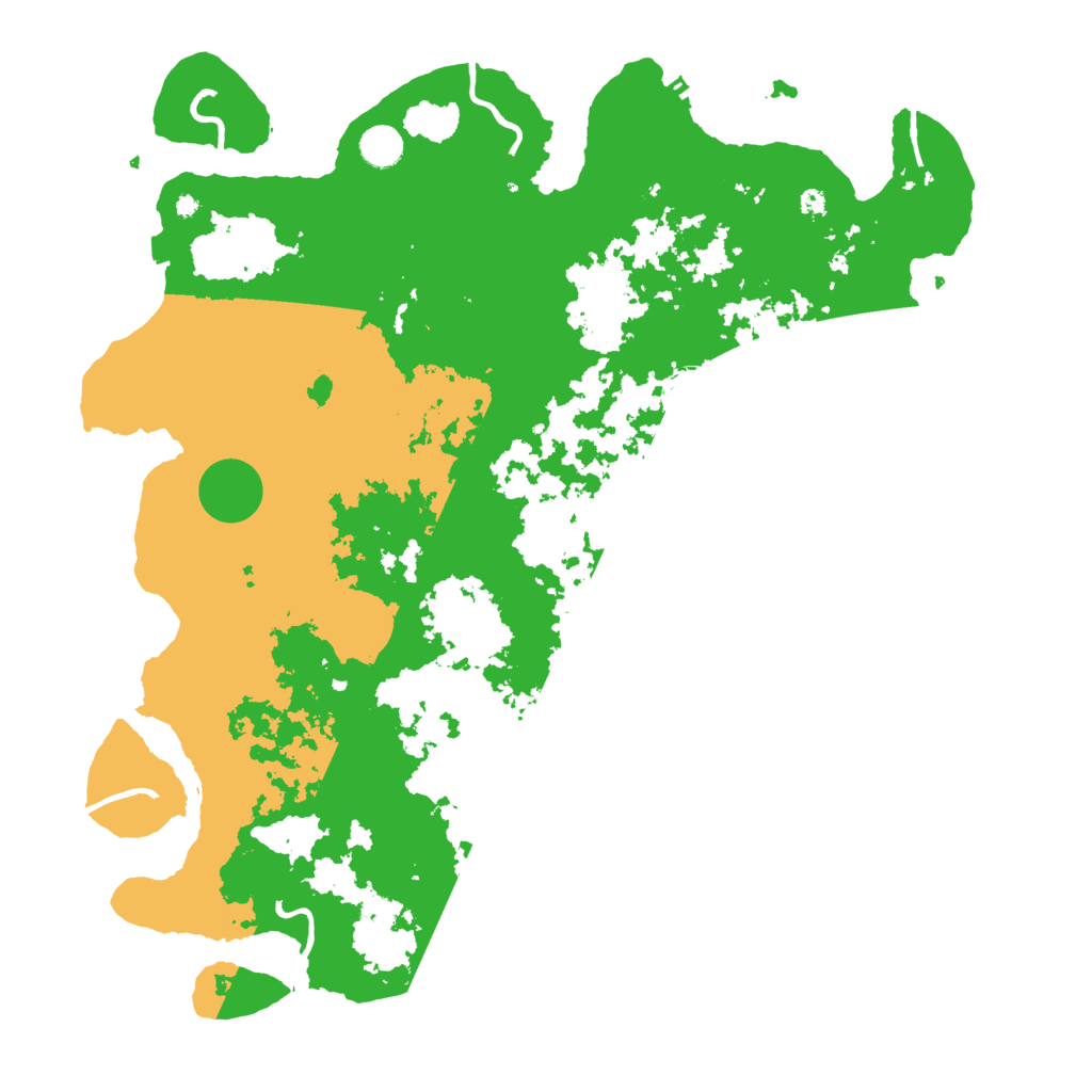 Biome Rust Map: Procedural Map, Size: 4500, Seed: 770779125