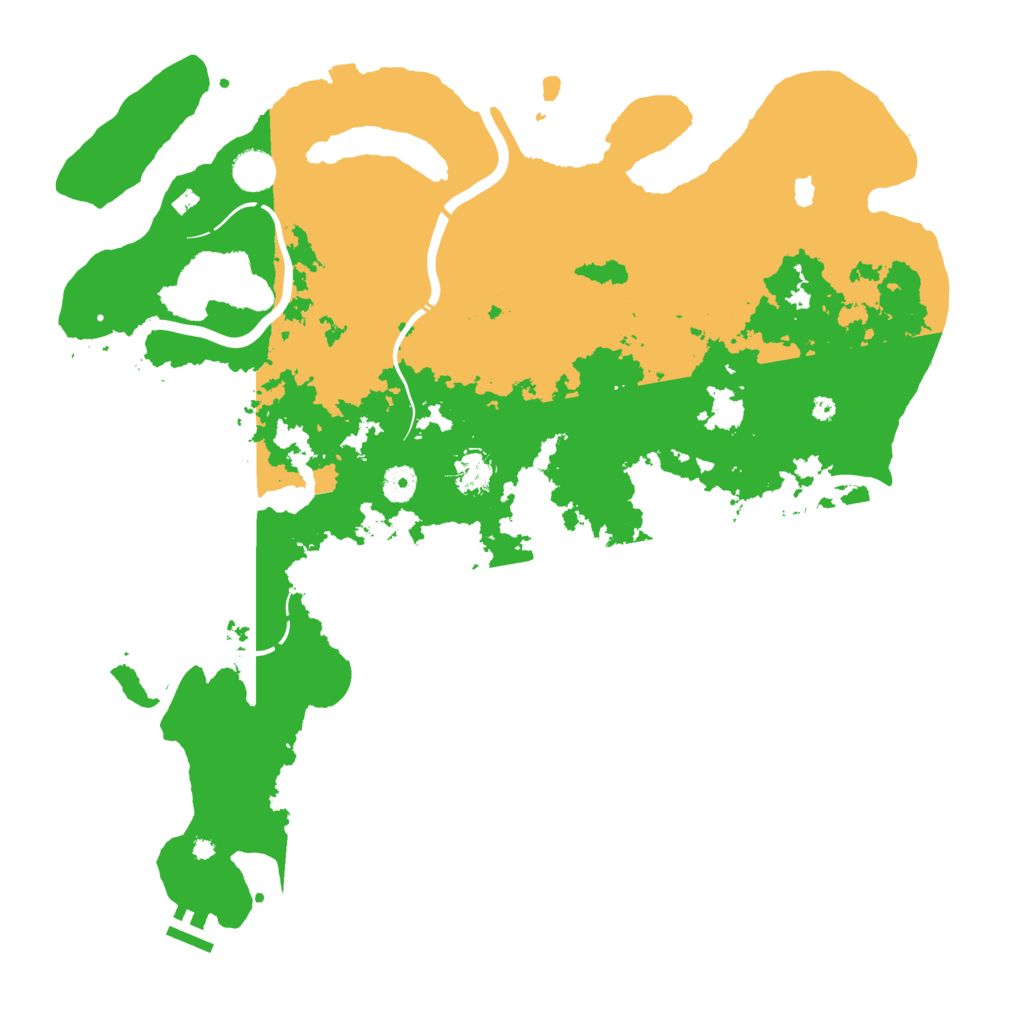 Biome Rust Map: Procedural Map, Size: 4300, Seed: 1179445643